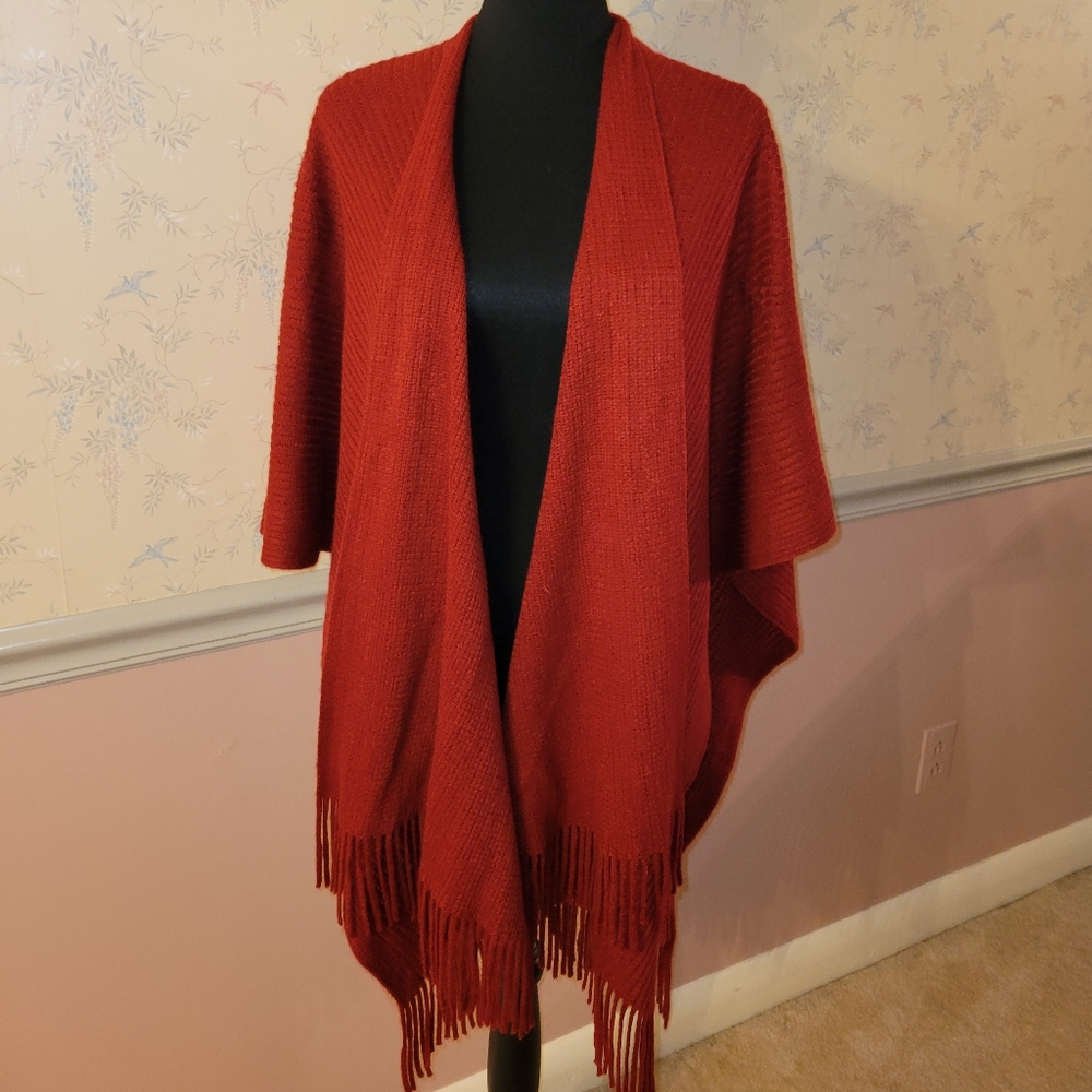 #5001 East 5th Red Shawl
